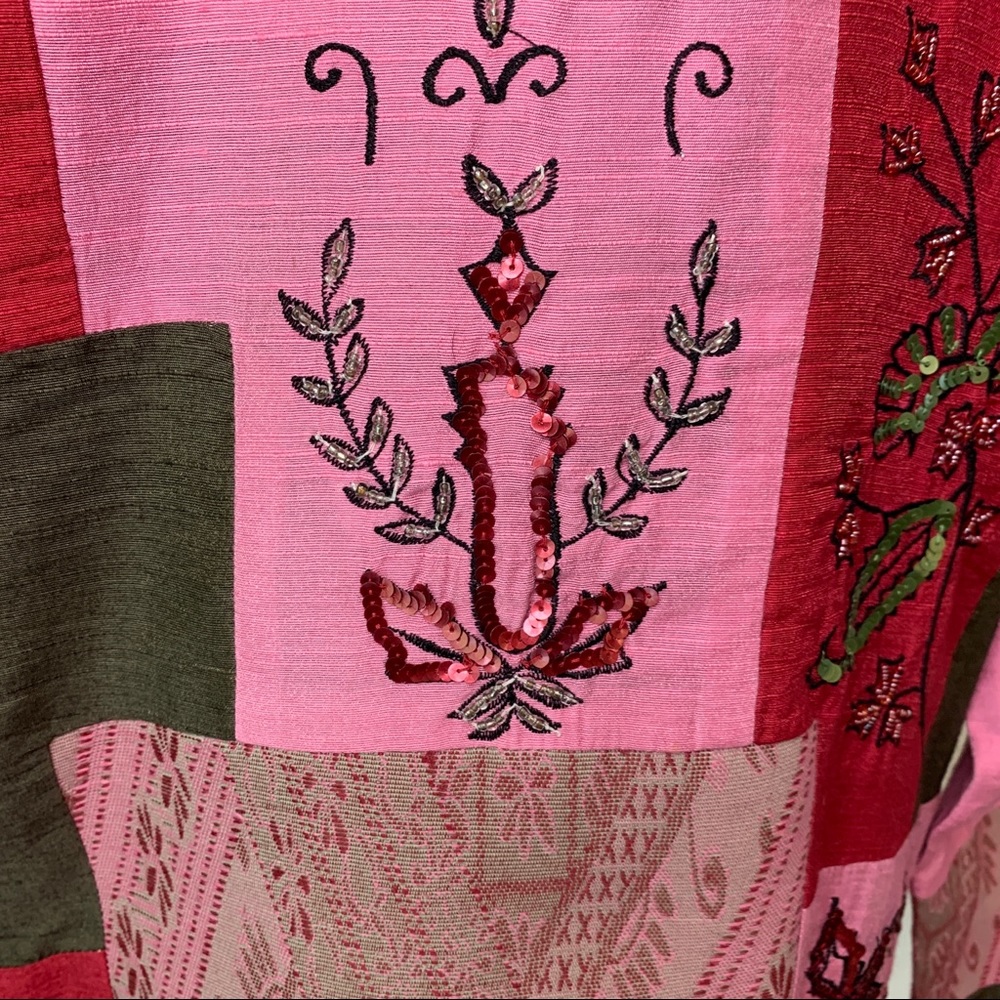 Alex Kim Vintage Patchwork Blazer. - image 6